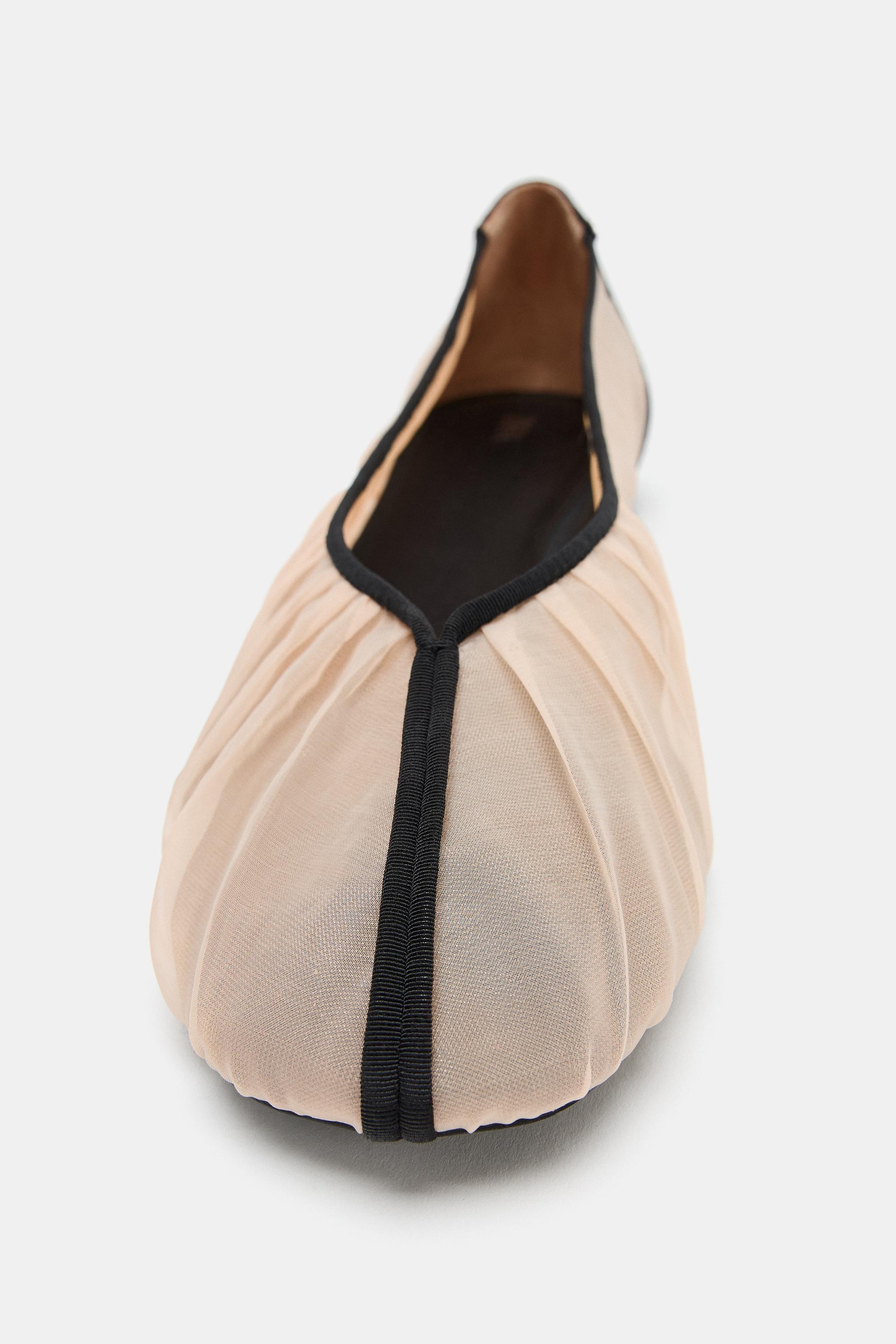 MESH FLAT BALLET FLATS